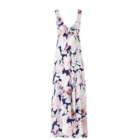Cynthia Rowley Rent the Runway Rose Floral Aurora Maxi dress - 4 - Picture 3 of 6